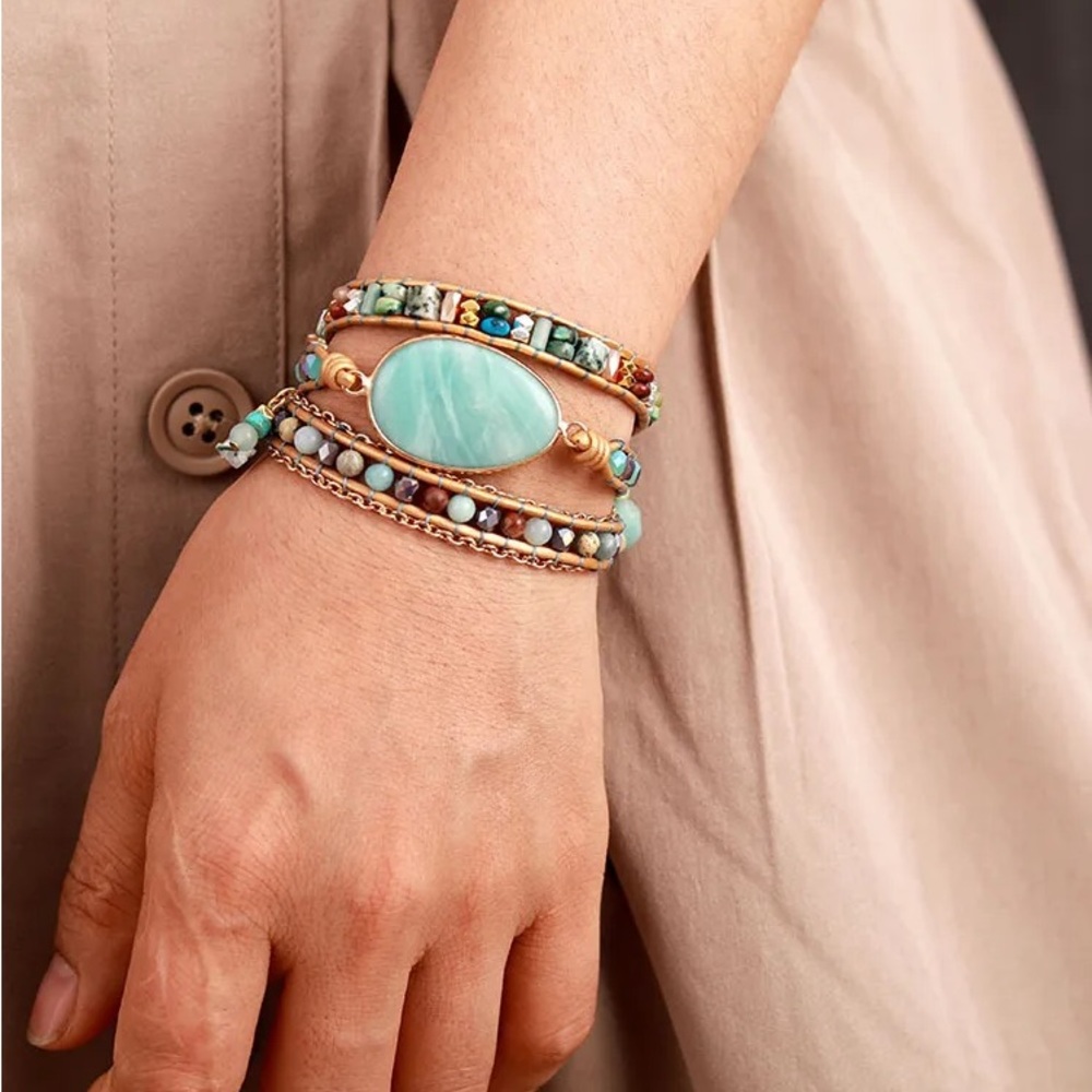 Boho Style Wrap Bracelet - Picture 3 of 3